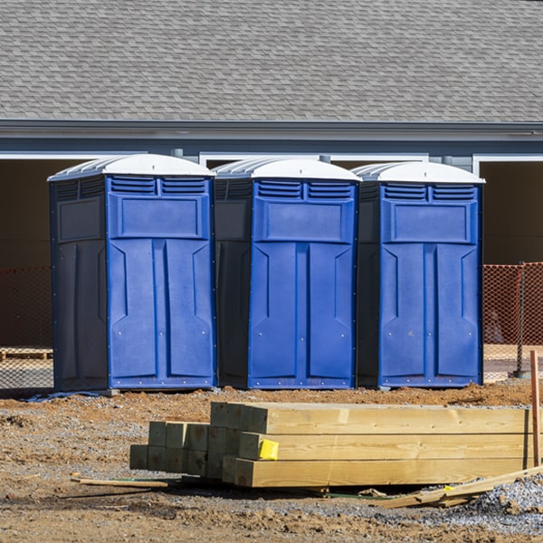 are there any restrictions on what items can be disposed of in the portable toilets in Piedmont OK